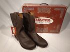 Resistol Ranch By Lucchese  M0016 Cowboy Western Leather Boots Men's 11.5 EE NEW