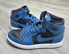Nike Air Jordan 1 Retro High Dark Marina Blue Sneakers AQ2664-404 Youth Sz 2Y