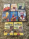 Lot Of 8 Elmo's World, Sesame Street, Learning, Numbers, Musical & more DVD Kids