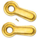 Picture Frame Backing Clips Brass 3/4