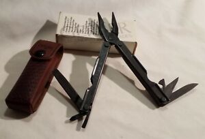 Gerber USA Multi Purpose Tool #5 Black Finish Folding Knife 13 Tools In One/ Box