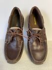Dunham Boat Shoes Loafers Men's Size 10B Brown Leather Casual
