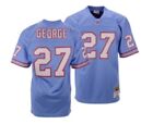 Men's Mitchell & Ness NFL Tennessee Oilers 1997 Eddie George Light Blue Mesh NWT