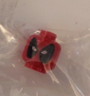 100% Lego Marvel Deadpool Minifigure head only Brand New Never Assembled