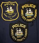 Vintage And New Mix Lot Virginia Sheriff Police Patch 3 James City County