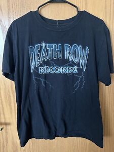Death Row Records T Shirt Vintage Medium