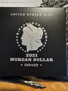 2021-D Morgan Silver Dollar $1 w/Box  OGP & COA