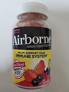 Airborne Immune Support Gummies, 42 Count, Very Berry, Exp. 04/2025