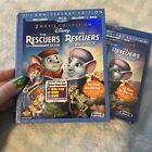 Disney The Rescuers Blu-ray DVD 2 Movie Collection 35th Anniversary W Slip NEW**