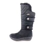 Pajar Tall Winter Snow Boots EUR 38 Womens Size 7 Black Leather Zip Waterproof