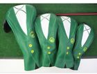 Golf Club Driver Fairway Hybrid Wood Iron Putter Head Cover Green Jacket Masters