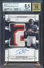 JUSTIN FIELDS 2021 National Treasures 159 Black RPA RC Patch Auto 2/5 BGS 8.5/10