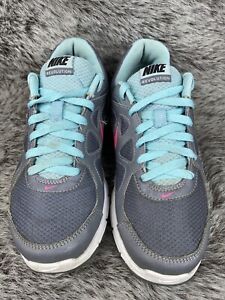 Nike Revolution Women Running Shoes Grey Blue Size 7.5 488148-002