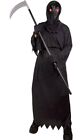 Grim Reaper Costume | Glowing Red Eyes | Halloween NWT Adult Size LARGE AA1