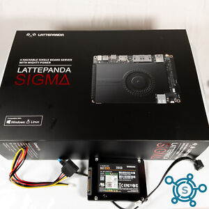 New ListingLatte Panda Sigma 32GB RAM Single Board Computer Intel 1340P w/ M.2 And SATA SSD