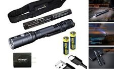 Fenix LD22 V2 800 Lumen Slim LED Tactical Flashlight, Rechargeable Battery, 2
