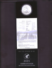 2021 American Eagle one ounce silver uncirculated 21EGN