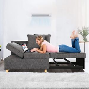 ⭐Folding Ottoman Sofa Bed Convertible Chair 4-in-1 Multi-Function Sleeper Sofa~⭐