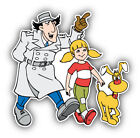 Inspector Gadget Cartoon Brain Penny Sticker Bumper Decal - ''SIZES''