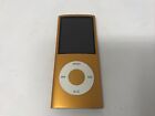 Apple iPod nano 4th Generation Orange 8GB A1285 - UnTested - ENGRAVED
