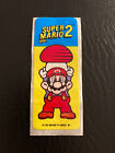 Vtg 1989 Super Mario Bros. 2 MUSHROOM Nintendo Topps Game Tip Sticker RARE 80s!