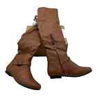 Journee Collection Women's Journee Collection Loft Tall Riding Boot Chestnut 6.5