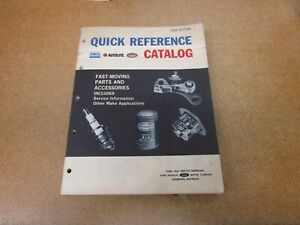 1961-1965 Ford Quick Reference parts catalog manual truck car Fairlane Galaxie (For: 1963 Ford Falcon)