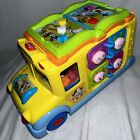 Dimple Fun Learning Activity School Bus Toy Moved Lights & Sounds
