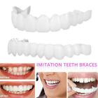 1 Pair Smile False Teeth Upper & Lower Dental Veneers Dentures Tooth Cover Set