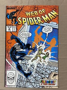 Web of Spider-Man #36 (Marvel 1988) 🔑  1st Appearance Tombstone 🔑
