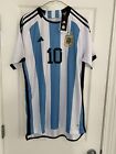 Argentina 2022 2023 home Size L soccer jersey kit football World Cup Qatar Messi