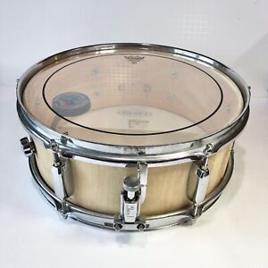 New ListingPearl Vintage Wood Shell Snare Drum 14 x 6 - Missing Label