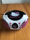 Hello Kitty CD Player Boombox and Radio Black Pink 2014 KT2026MBY Sanrio *Read*