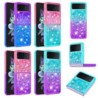 For Samsung Galaxy Z Flip5/4/3 Bling Glitter Liquid Phone Lightweight Case Cover