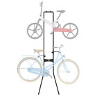 VEVOR 2 Bike Storage Rack, Free Standing Vertical Bike Rack Holds Up to 90 lbs
