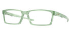 Oakley OX8060 Eyeglasses Men Polished Transparent Jade 57mm New 100% Authentic