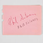 Phil Silvers Signed Album Page - COA JSA