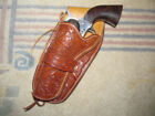 EL Paso Saddlery Lined 1890 Crossdraw Carved Holster Colt SAA 5 1/2