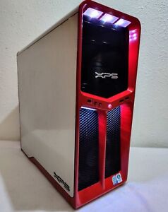 Retro Gaming PC Dell XPS 630i Windows XP SSD+1tb  Geforce Computer Red