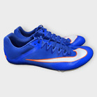 Nike Zoom Rival Sprint Track Spikes Shoes Blue Mens size 7 DC8753-401 New
