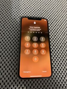 Silver Passcode Locked IPhone XS Sim Unlocked AS-IS