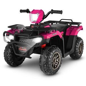 12V Ride on ATV Car for Kids Electric Toy Off-Road 4 Wheeler Quad Remote Control