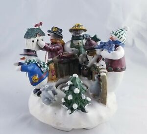 Old Virginia Candle Company Snowman Family Candle Capper