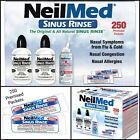 NeilMed Sinus Rinse Kit 250 Packets + 2 Squeeze Bottles + NasaMist Saline Spray