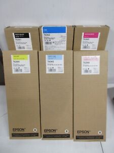 Genuine Epson Photo Ink Toner T6361 T6362 T6363 T6364 T6365 T6366 LOT EXPIRED!!!