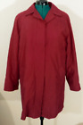 London Fog Women's Coat Burgandy Red Mid Length Removable Liner  Size LARGE