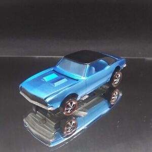 Hot Wheels Redline 1968 HK Ice Blue Custom Camaro - Top Quality Restoration