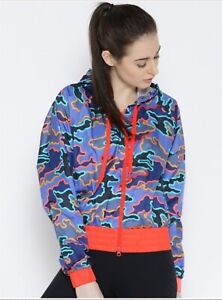 Adidas X Stella McCartney (Stellasport) Hooded Camo Jacket, Size Medium