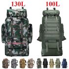 100L 130L Hiking Military Tactical Backpack Rucksack Camping Outdoor Travel Bag