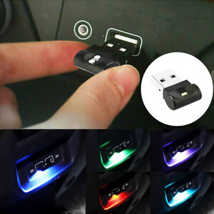 1x USB LED Car Neon Atmosphere Ambient Light Bulb Mini Lamp Interior Accessories (For: Genesis G80)